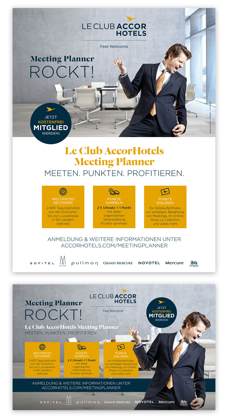 Anzeigen LeClub Meeting Planner - Immagine Werbeagentur München