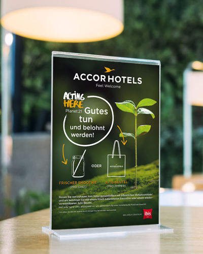 Accor Hotels Planet21 - Aufsteller
