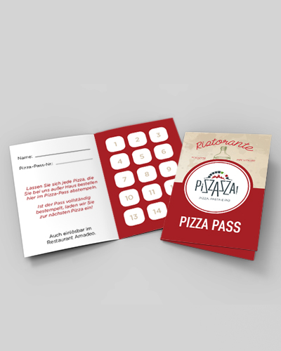 Pizzazza - Stempelkarte
