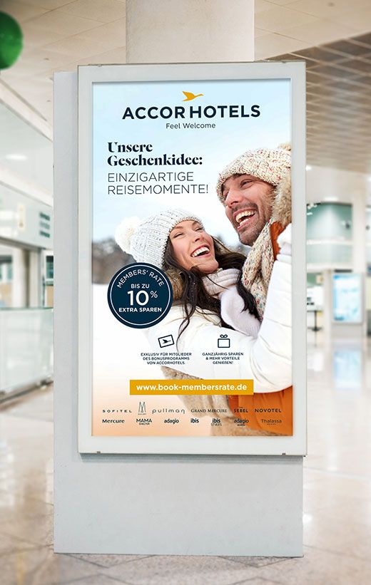 Accorhotels Poster Unsere Geschenkidee - Immagine Werbeagentur München