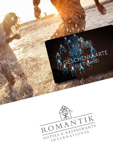 Romantikhotels Gutschein Card Flyer - Immagine Werbeagentur München